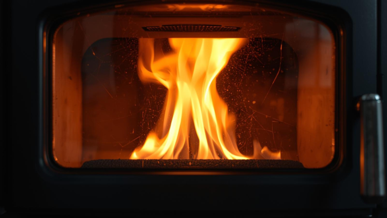 Stufa con pellet scadente