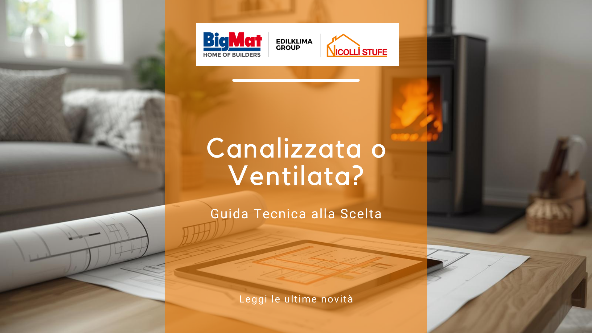 Pianificazione di stufa canalizzata o ventilata